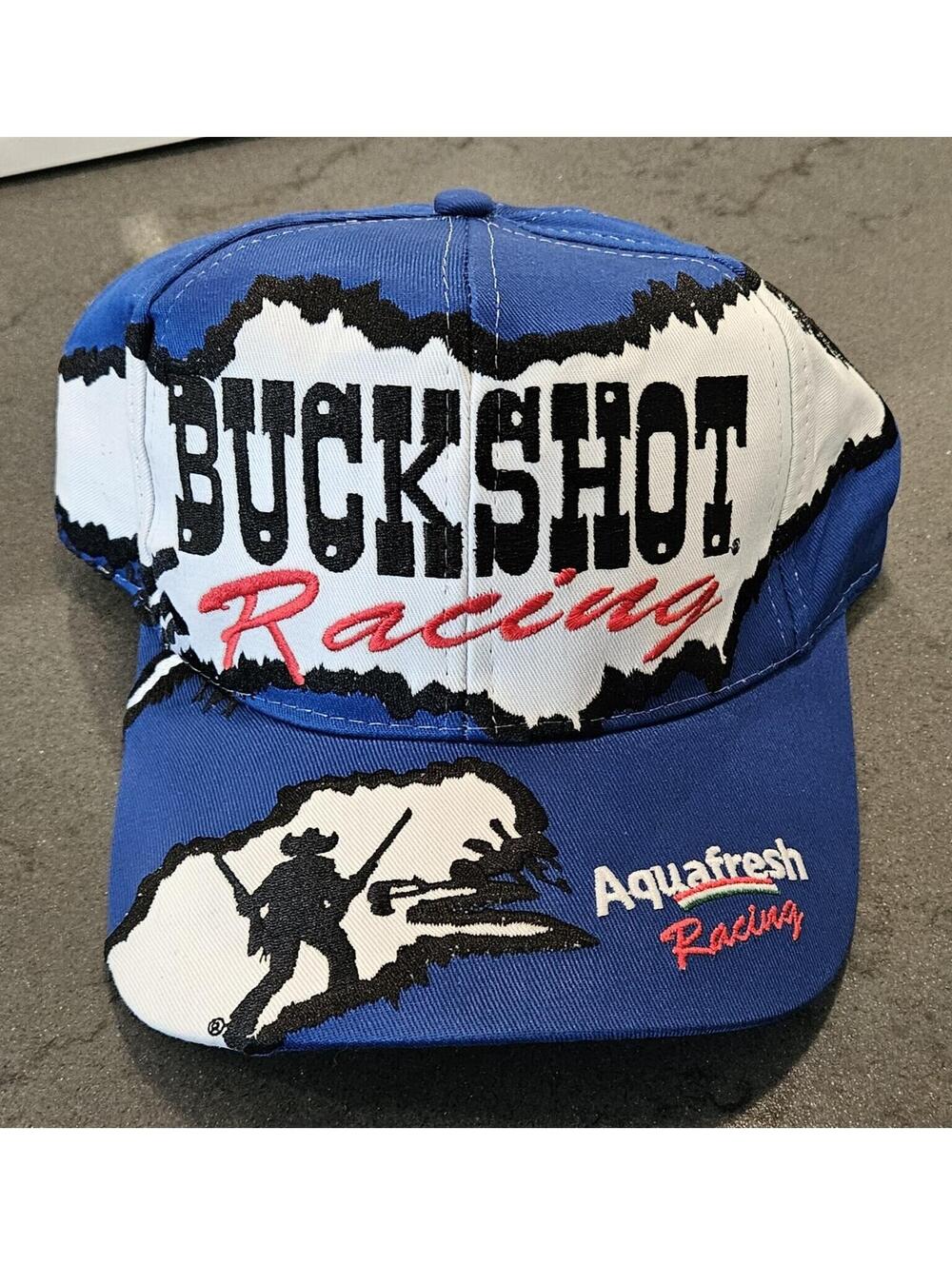 Buckshot Racing Aquafresh Racing Buckshot Jones Hat 90s